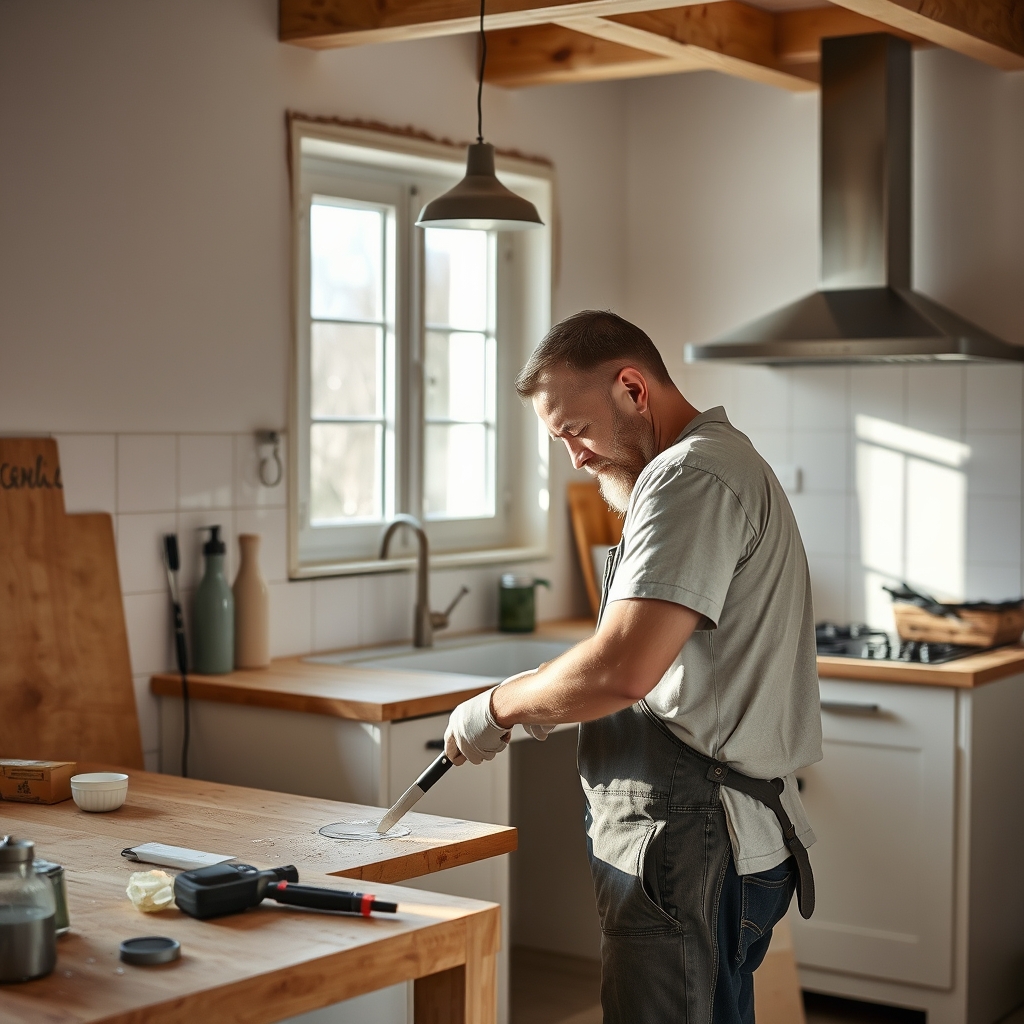rénovation de cuisine à Bruz (illustration)