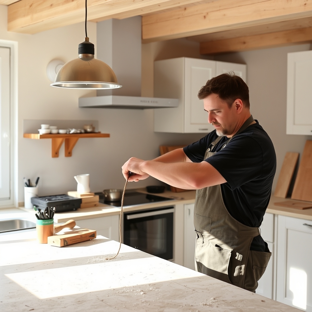 rénovation de cuisine à Saint-Grégoire (illustration)